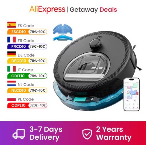 Lefant M330 Pro Robot Vacuum and Mop Combo