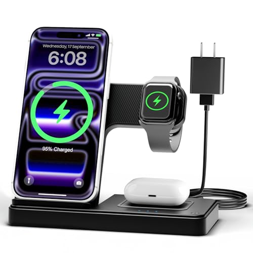 GETPALS Wireless Charger iPhone Charging Station for Apple Multiple Devices Deal