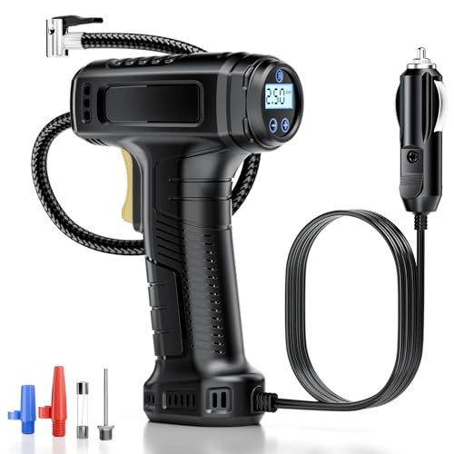150 PSI Portable Tire Inflator with Digital Gauge