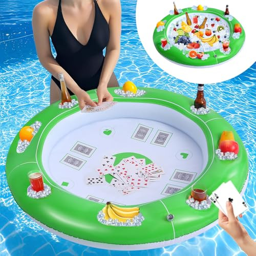 Large Floating Card Table for Pool