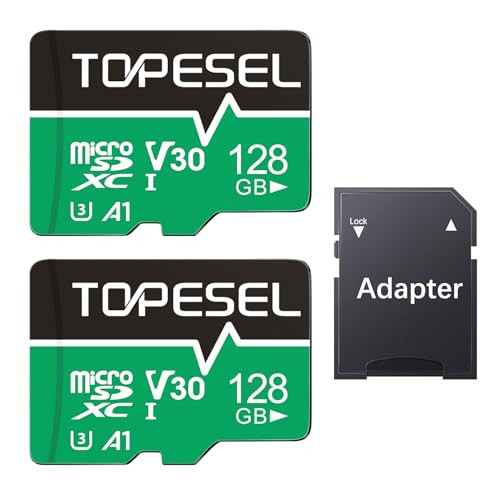 TOPESEL 128GB Micro SD Card 2-Pack