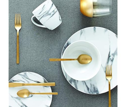 Safdie & Co. Porcelain Dinnerware Set