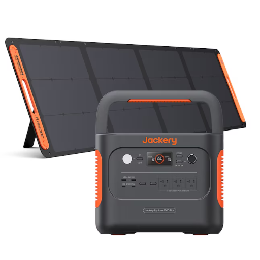 Jackery 1000 Plus Portable Power Station with Solar Panel