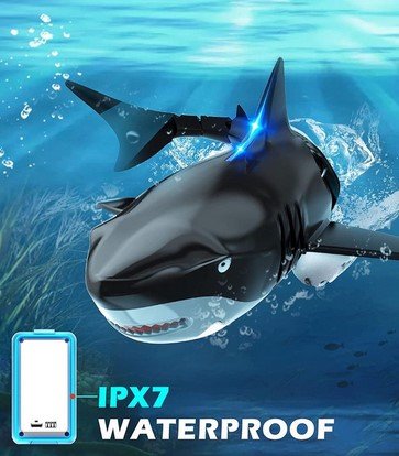 Kids' Remote Control Shark Pool Toy