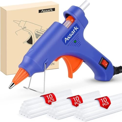 Assark Mini Hot Glue Gun Kit