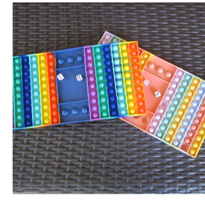 Pop Game Board with Dice & Game Ideas