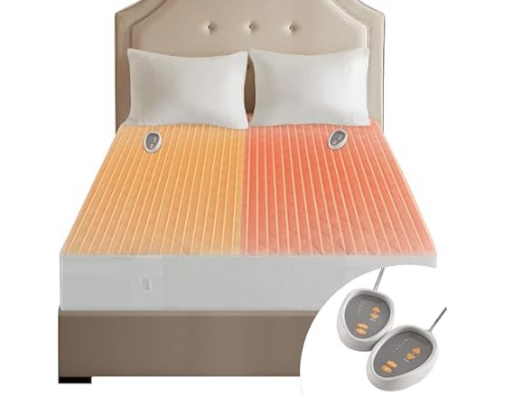 Beautyrest Deep Pocket Cotton Blend Heated Mattress Pad