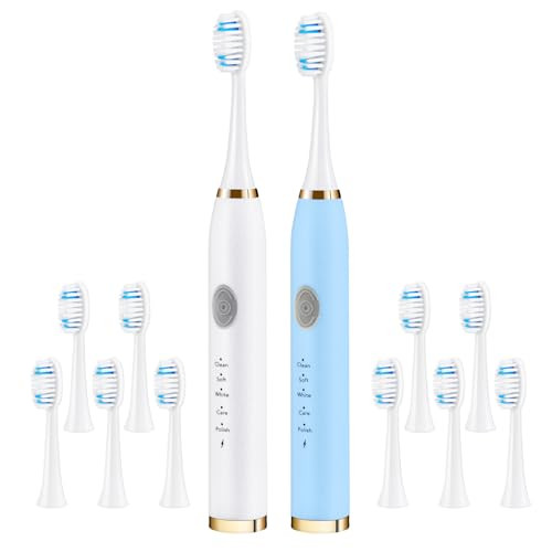 2 Pack Electric Toothbrush Bundle