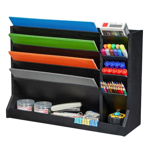 Wooden Wall File Organizer