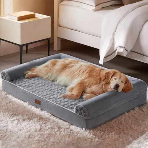 BFPETHOME Large Orthopedic Dog Bed W/Washable Cover