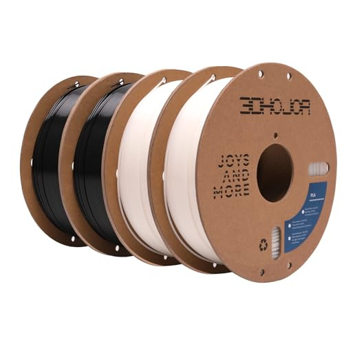 3DHoJor Black & White PLA Filament Bundle