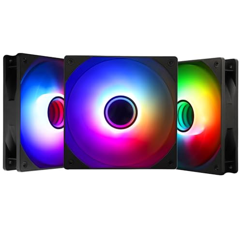 Thermalright 120mm CPU/Case Fan TL-C12B-S v3 ARGB Black 3-Pack