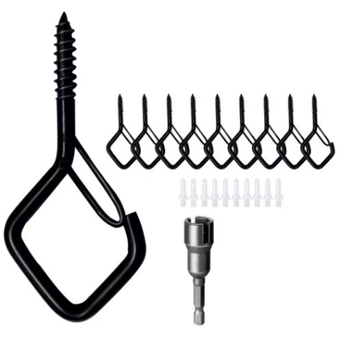 Square Hooks for String Lights and Decorations