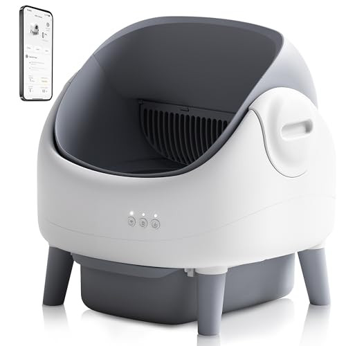 ZeaCotio Open-Top Self Cleaning Litter Box