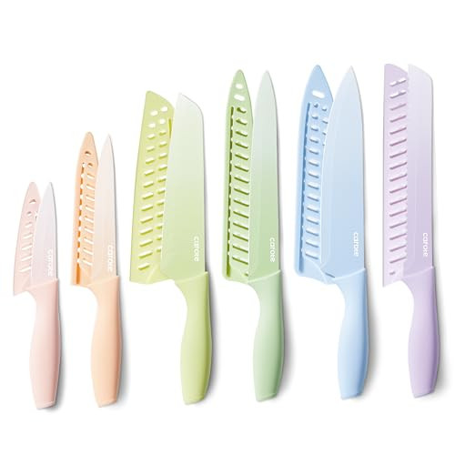 CAROTE 12-Piece Kitchen Knife Set