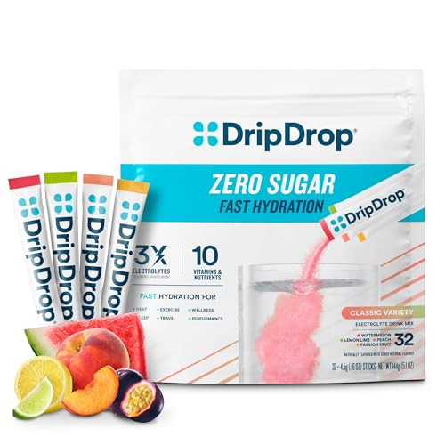 DripDrop Sugar Free Hydration Packets for Prime Members