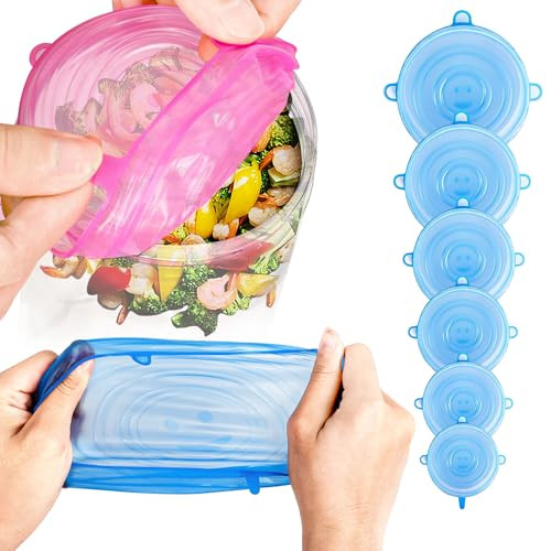 Silicone Stretch Lids 6-Pack
