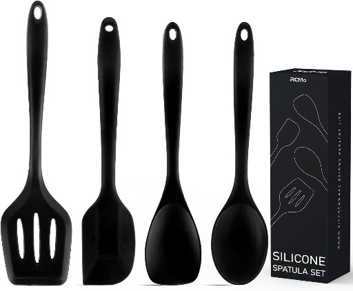Silicone Spatula Set – Heat Resistant & Food Grade – 4 Piece