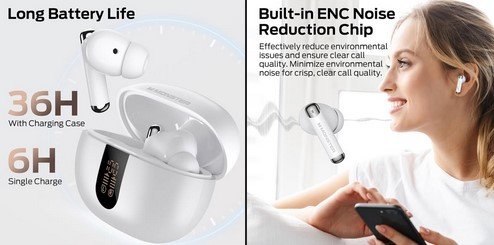 Monster N-Lite 211 Wireless Earbuds W/Touch Control