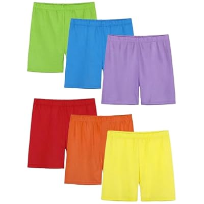 Girls Bike Shorts 6-Pack