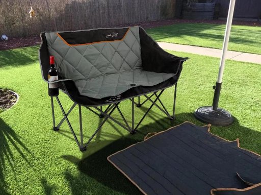Oversized Camping Loveseat, 650 Lb. Capacity