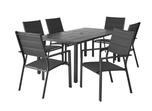 Mainstays Dashwood 7-Piece Steel Outdoor Dining Set