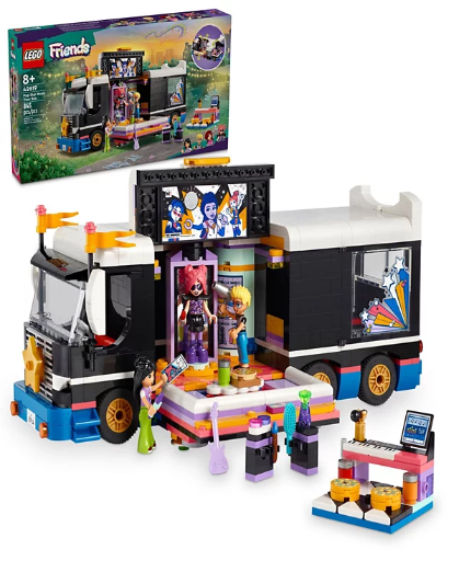 LEGO Friends Pop Star Music Tour Bus Play Together Toy