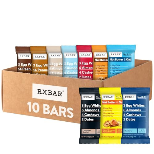 RXBAR Protein Bars 10-Flavor Variety Pack