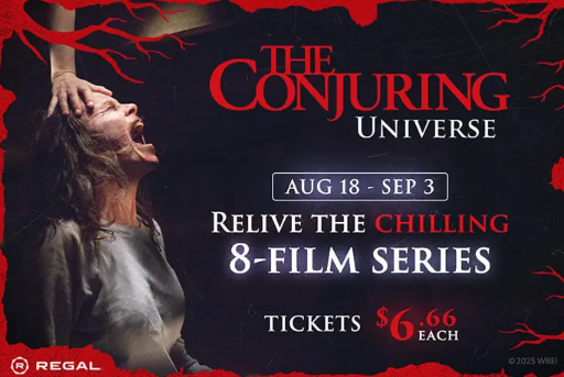 Regal Cinemas Conjuring Movie Ticket Sale