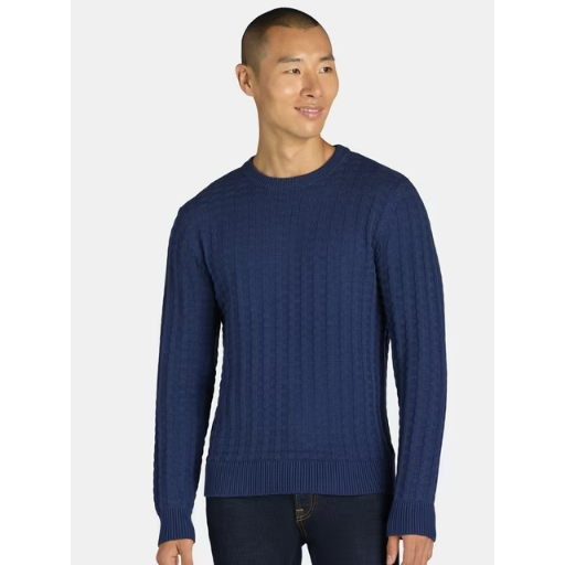 Tribekka 44 Men's Textured Crewneck Sweater