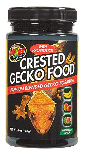 Zoo Med Crested Gecko Food 4-Ounce Jar, Watermelon and Tropical Fruit Flavors