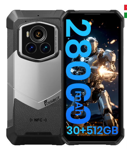 FOSSiBOT F107 Pro 6.95-inch Android 15 Starlight Night Vision Rugged Phone