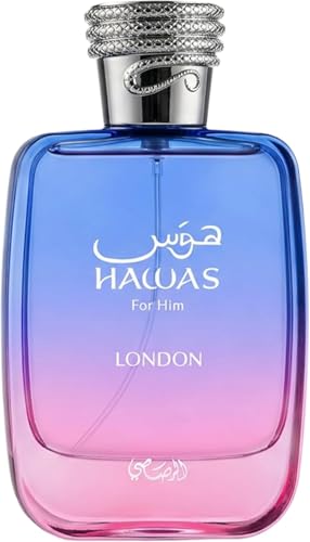 Rasasi Hawas London Eau de Parfum Spray for Men 3.38-Oz