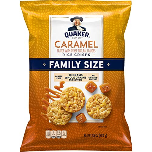 Quaker Rice Crisps Caramel, 9.8 Oz.