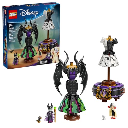 LEGO Disney Maleficent's and Cruella De Vil's Dresses (43262) 524-Piece Deal