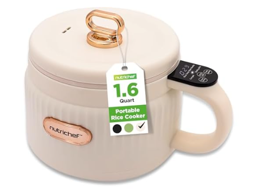 NutriChef Portable Electric Rice Cooker