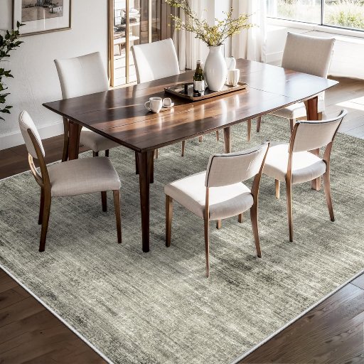 Washable Area Rugs for Living Room, 8' x 10'