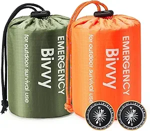 2-Pack Emergency Sleeping Bags
