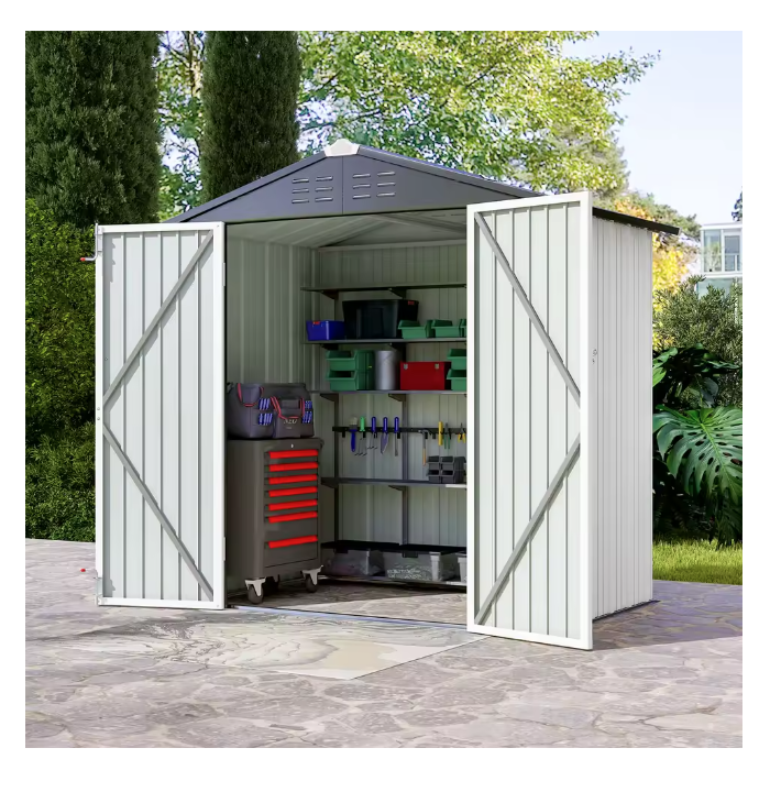 Victone Metal Outdoor Storage Shed