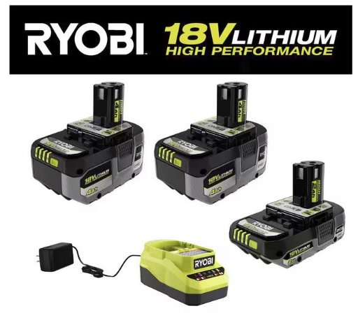 RYOBI ONE+ 18V Lithium-Ion High Performance Starter Kit