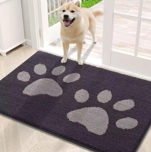 Absorbent Dog Doormat for Muddy Paws