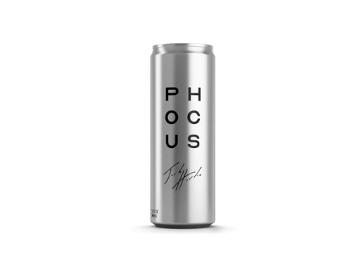Phocus Caffeinated Sparkling Water Energy Drink (Apple), 12 Pack