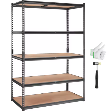 SucceBuy 5-Layer Heavy Duty Metal Storage Shelving Unit