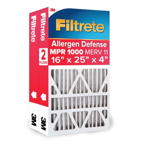 Filtrete 16x25x4 Air Filter MERV 11 Micro Allergen Defense 2-Pack Deal