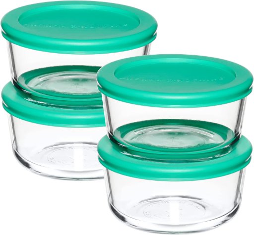 Anchor Hocking Glass Storage Containers 4-Pack