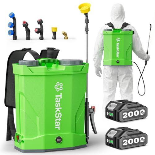 Taskstar Battery Powered Backpack Sprayer 4 Gallon