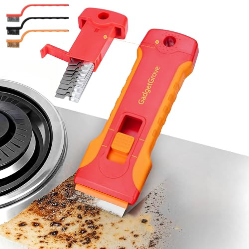 GadgetGrove Razor Blade Scraper and Brush Set
