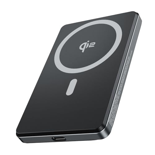 5,000mAh Qi2 Magnetic Power Bank
