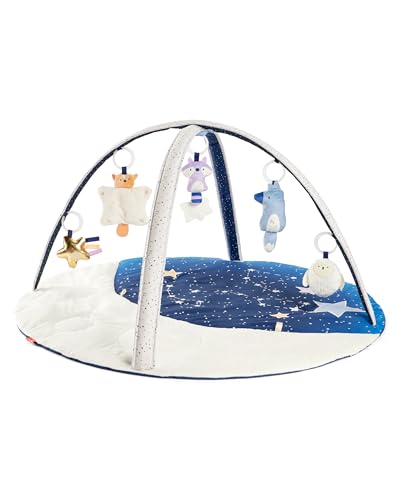 Skip Hop Tummy Time Mat 3-in-1 Activity Baby Play Gym Celestial Dreams Grey