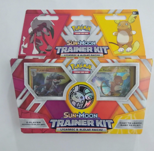 Pokemon Trading Cards: Sun Moon Lycanroc & Alolan Raichu Trainer